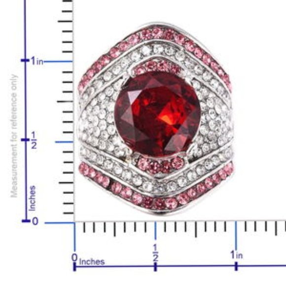 Retro Cocktail Ring (Size7.75) - Picture 4 of 4